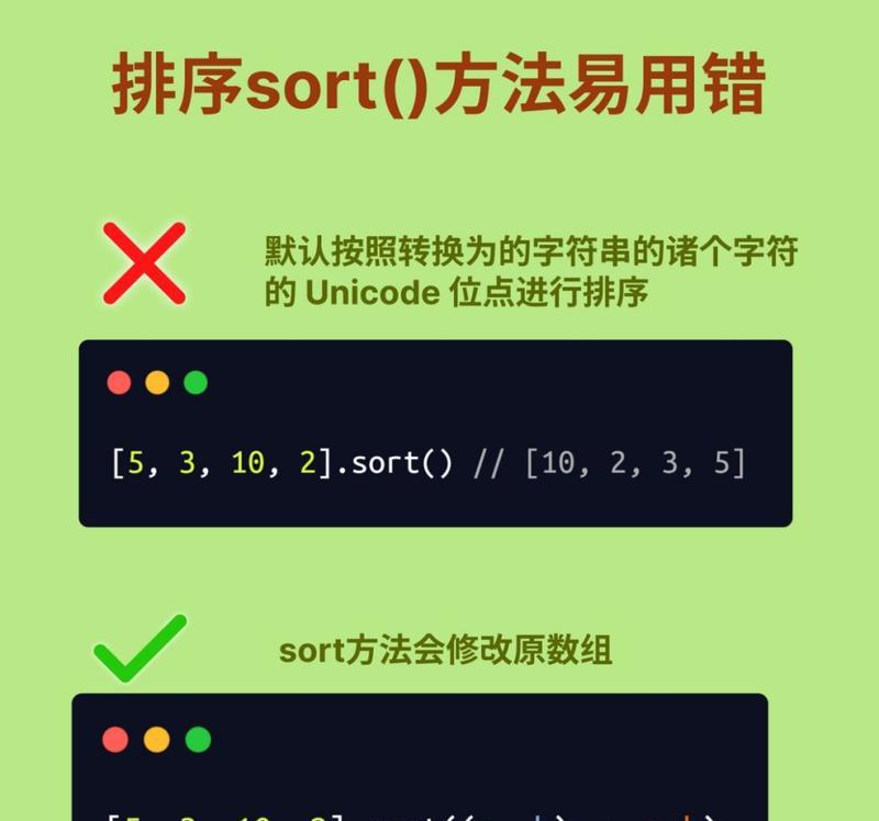 如何使用JavaScript对对象数组进行排序（掌握基于元素排序的技巧，让你的数据更有序）
