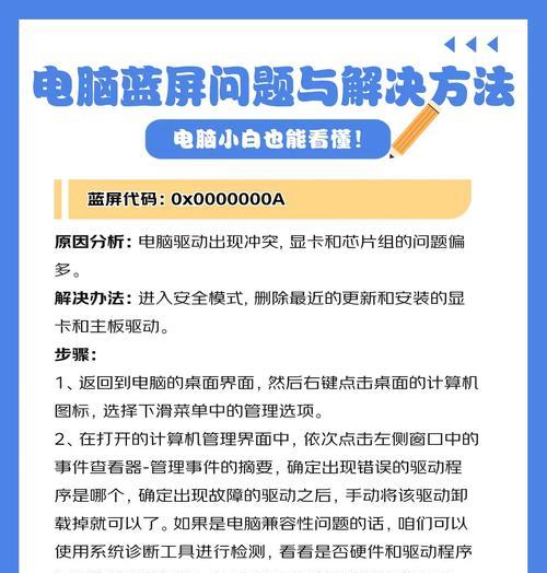 电脑终止错误代码的原因与解决办法（遇到电脑终止错误代码，怎么办？如何快速解决终止错误问题？）